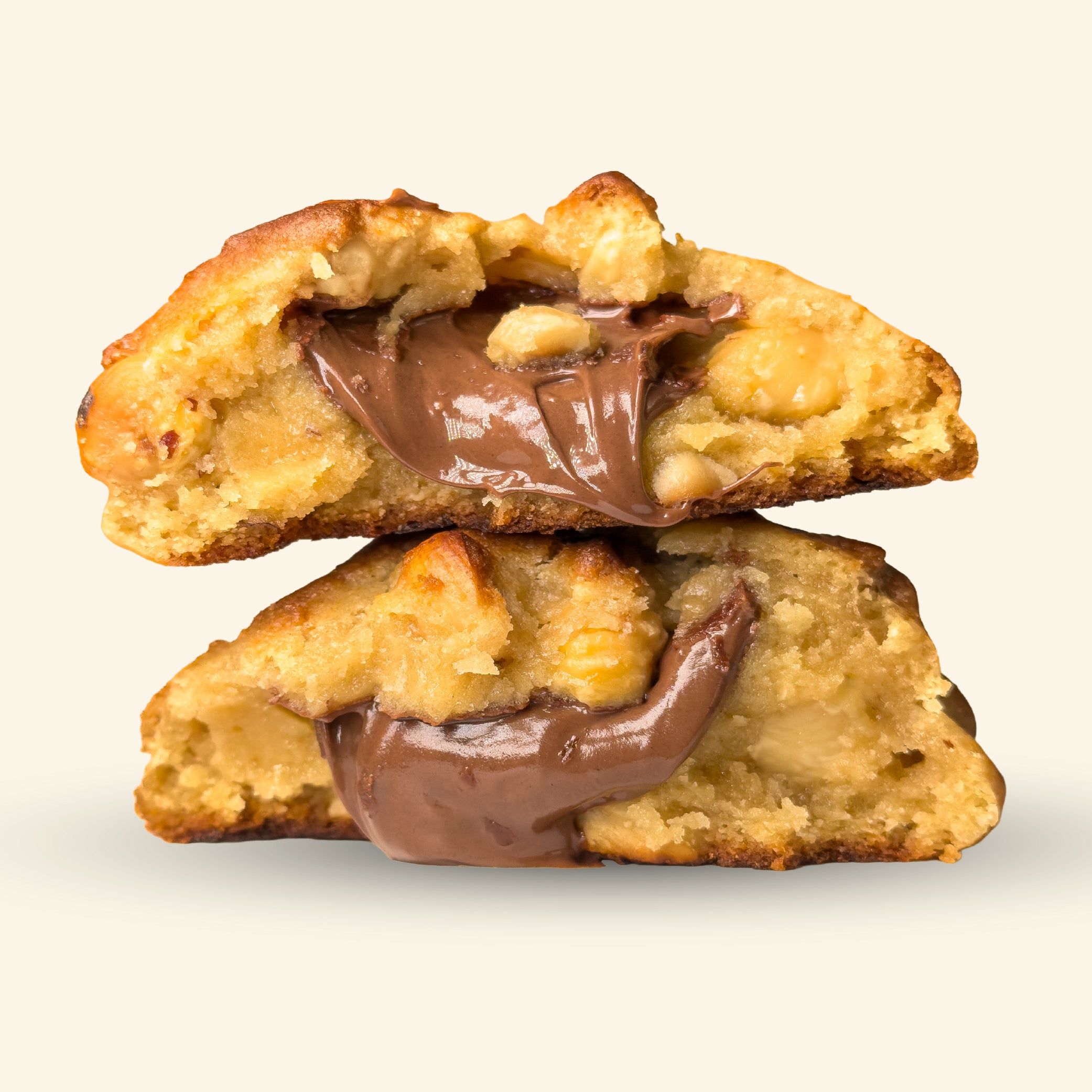 Coeur Nutella et noisettes
